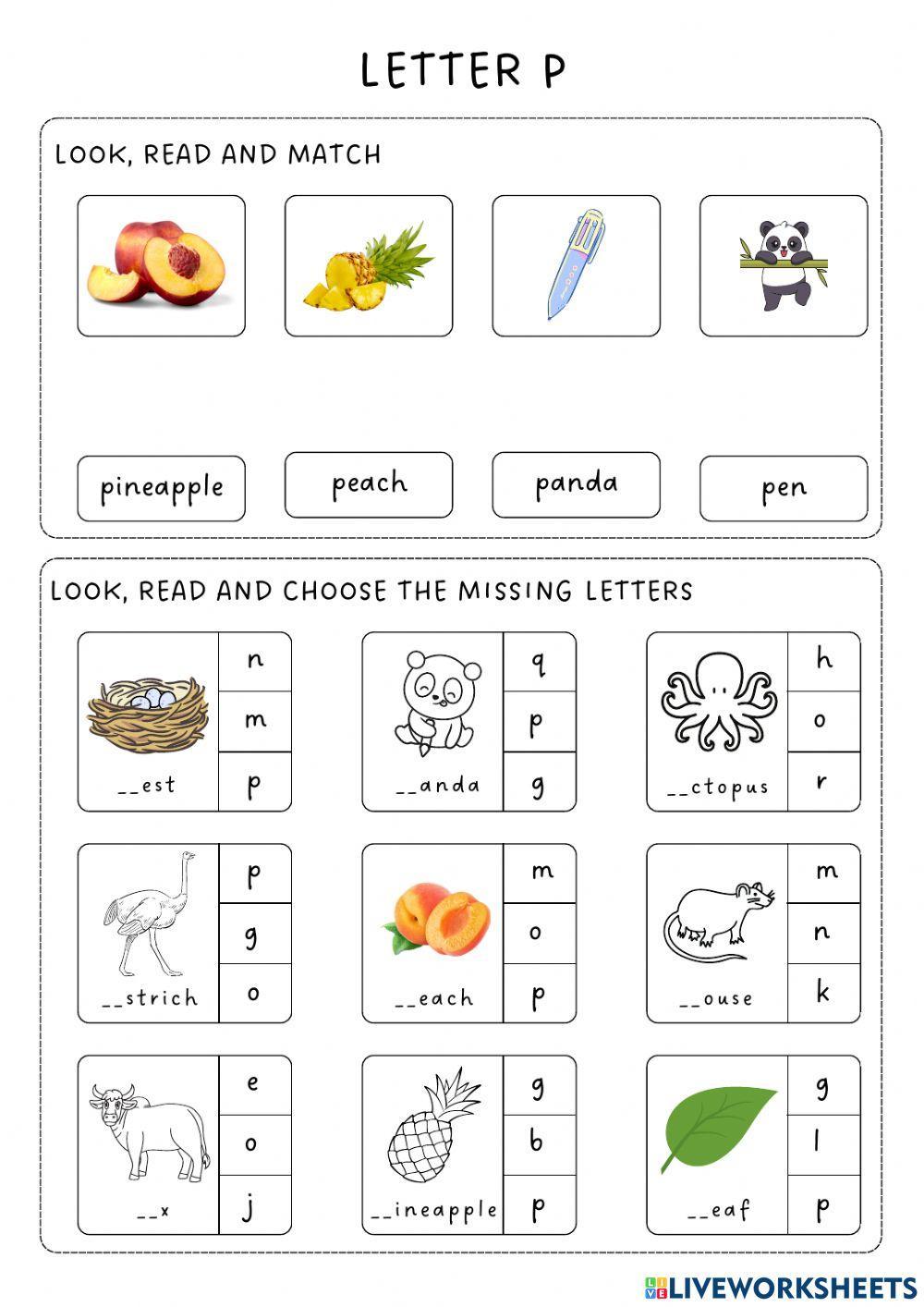 Letter P - Oxford phonics world
