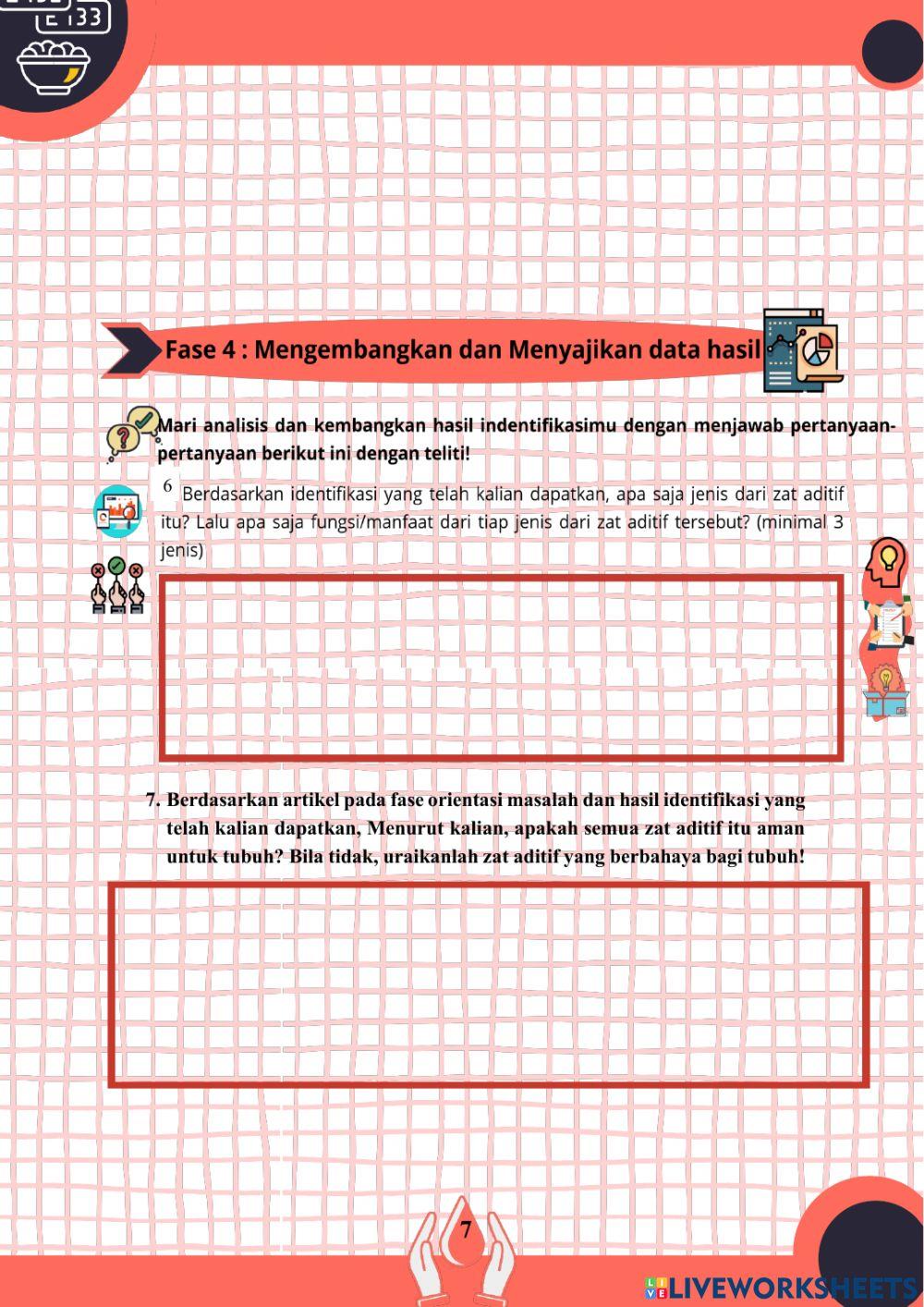 Zat aditif pada makanan
