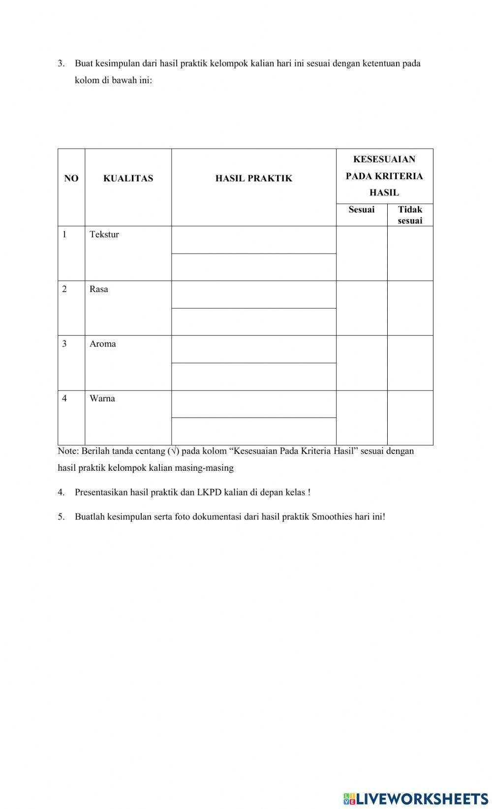 LKPD Pengolahan Buah Segar