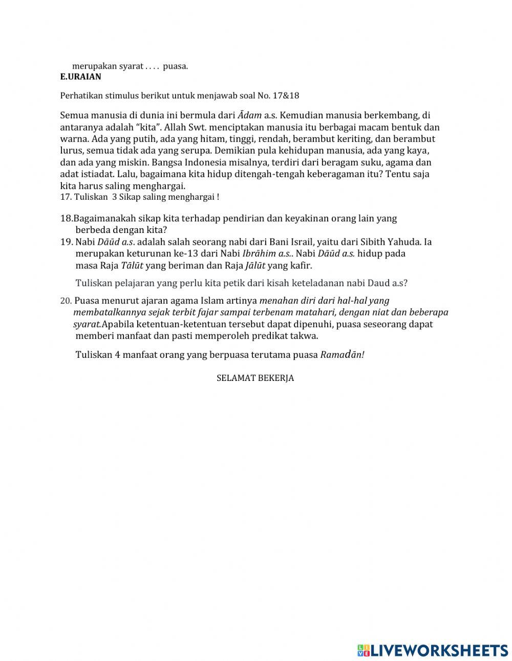 Penilaian akhir semester