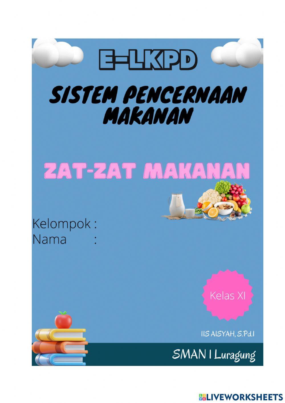LKPD Zat Makanan