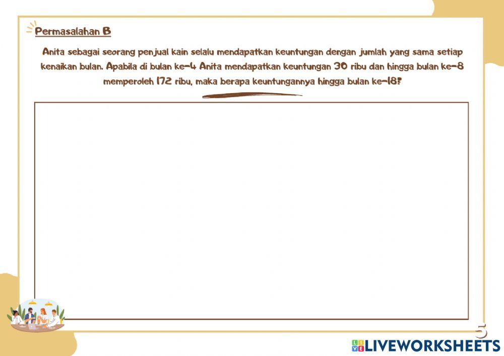LKPD Barisan Aritmatika Kelompok 1 dan 3