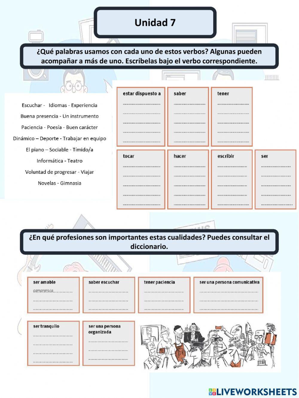 Unidad 7 - Vocabulario