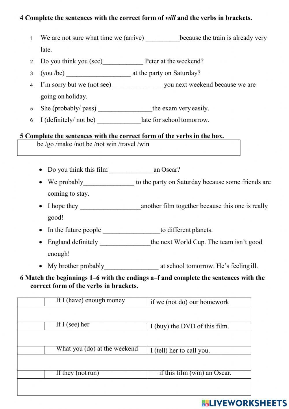 Semester test I Grade 8