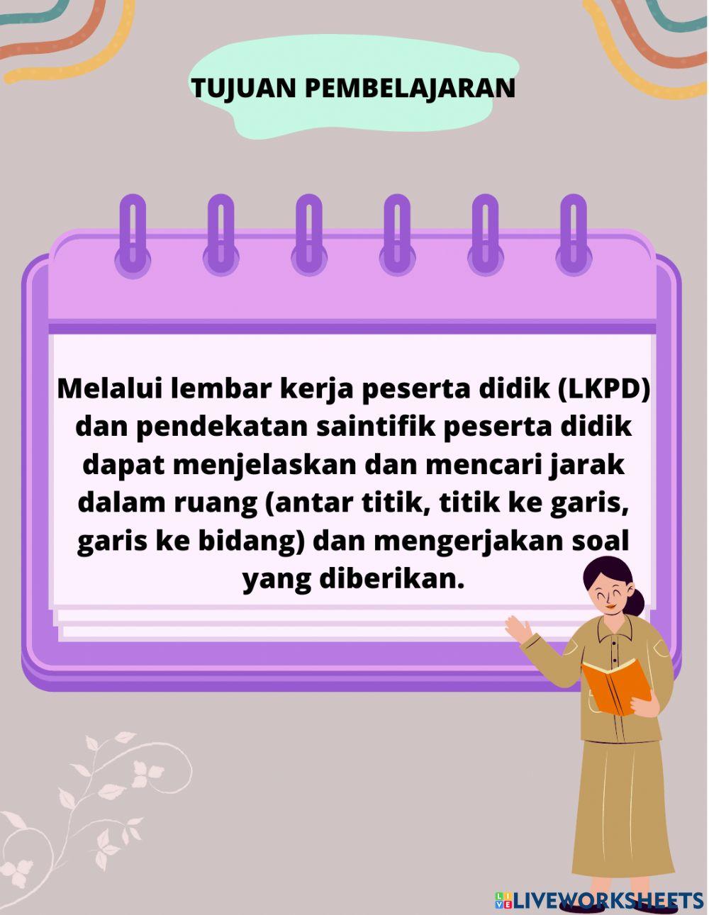 Materi Dimensi Tiga kelas 12