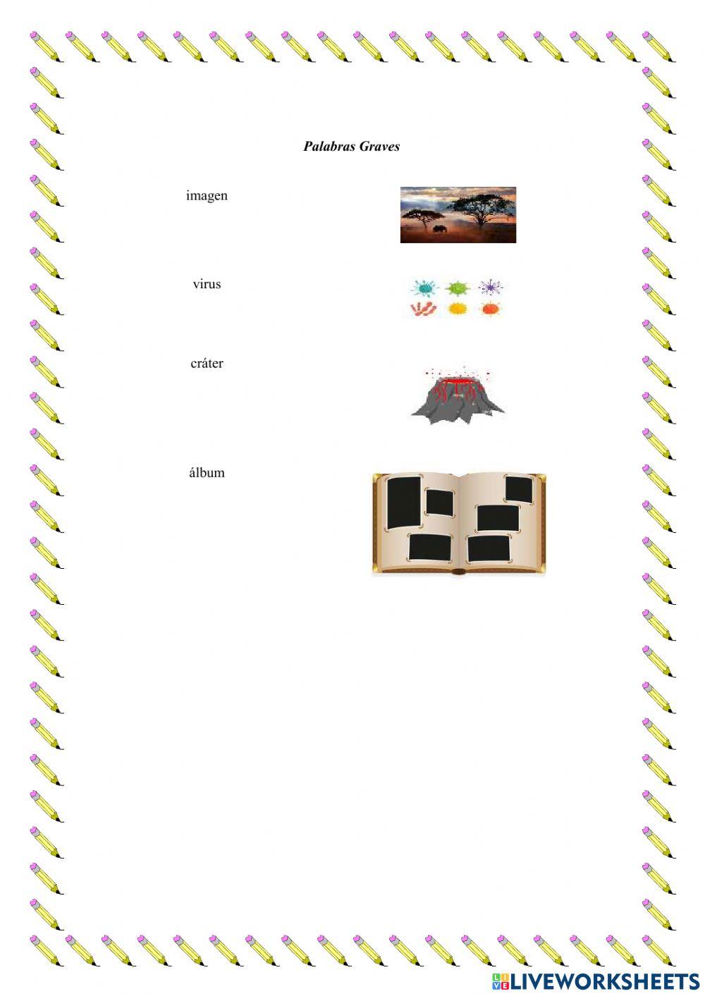 Palabras agudas, graves, esdrújulas