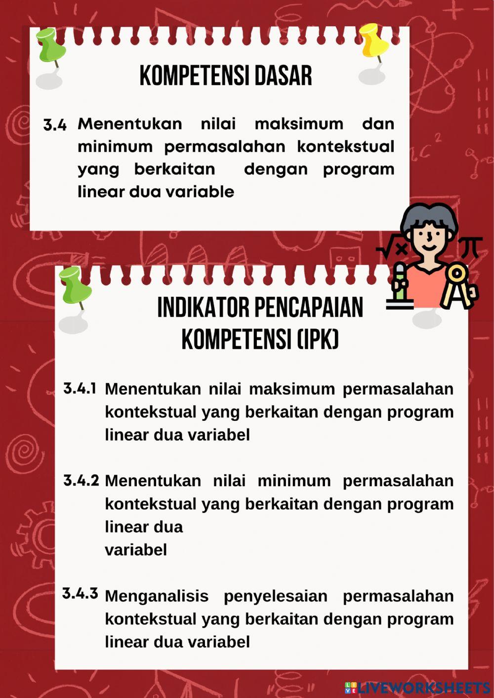 LKPD Program Linear (SPTLDV)