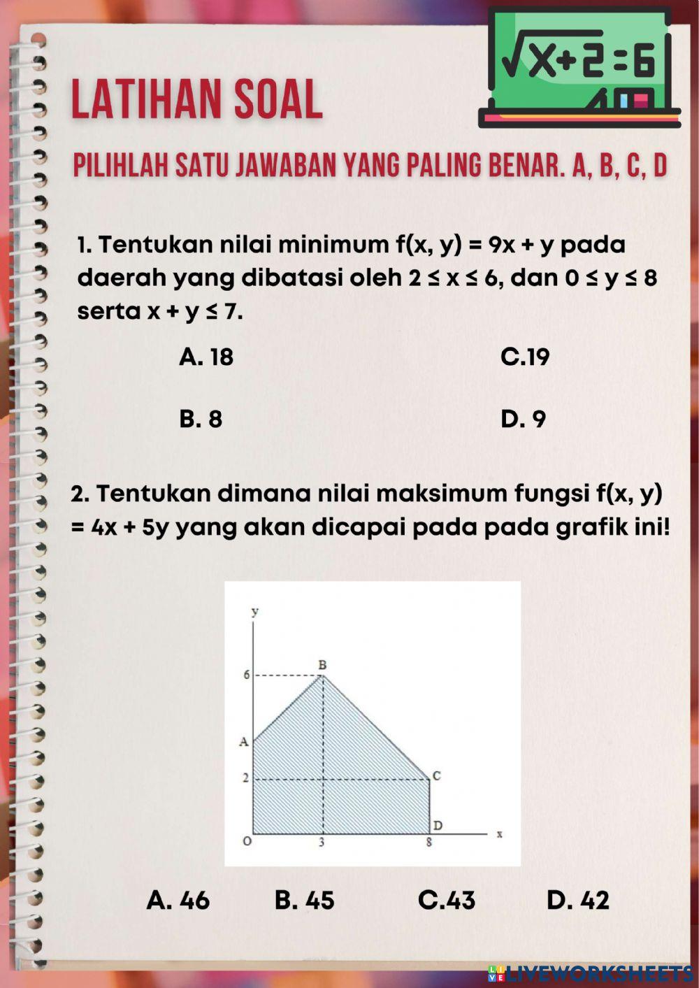 LKPD Program Linear (SPTLDV) 2