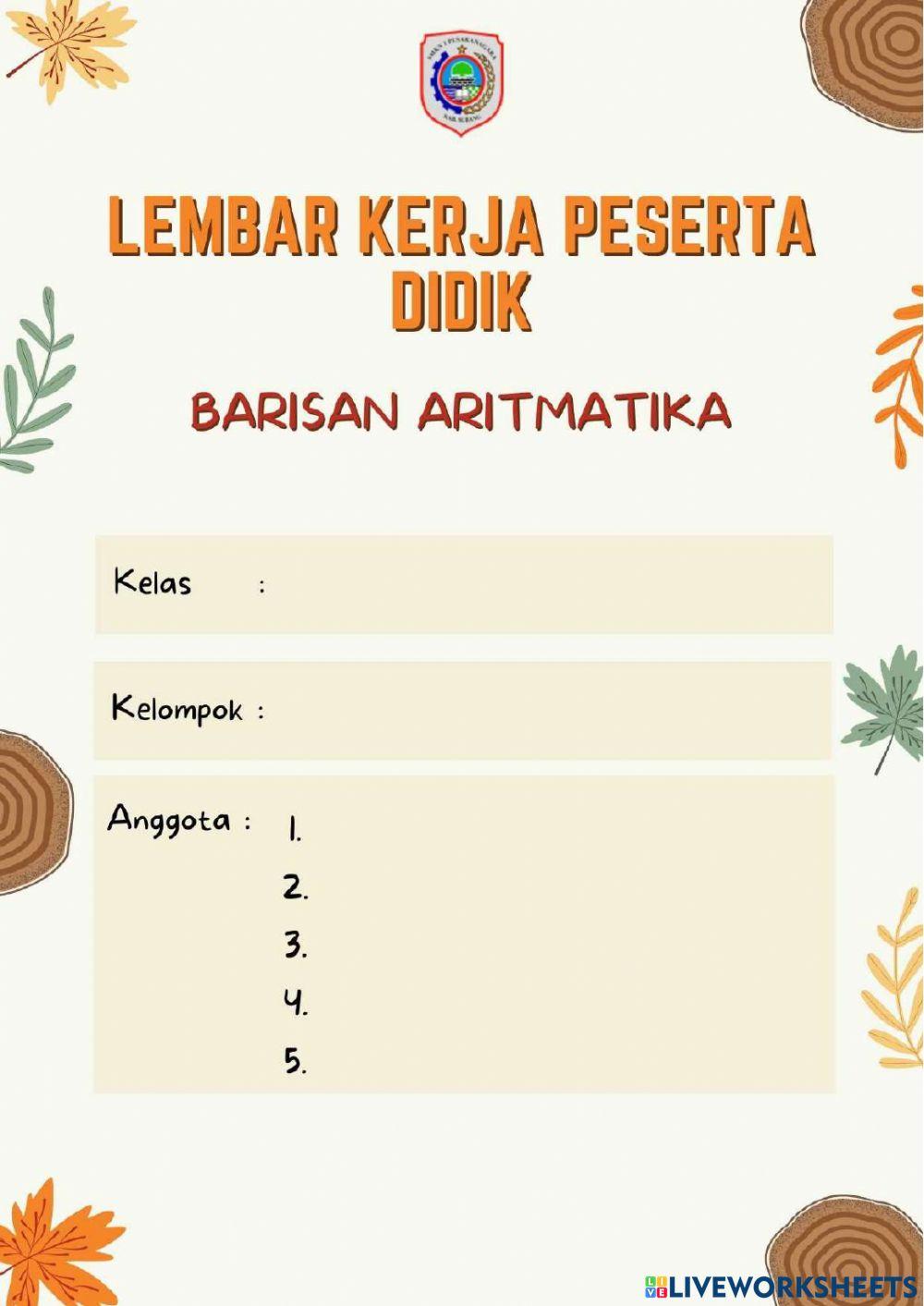 LKPD Barisan Aritmatika