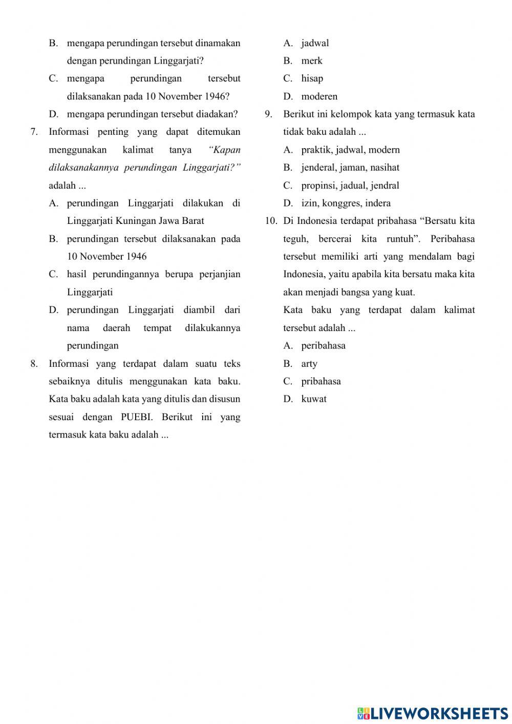 Remedial bahasa indonesia tema 2