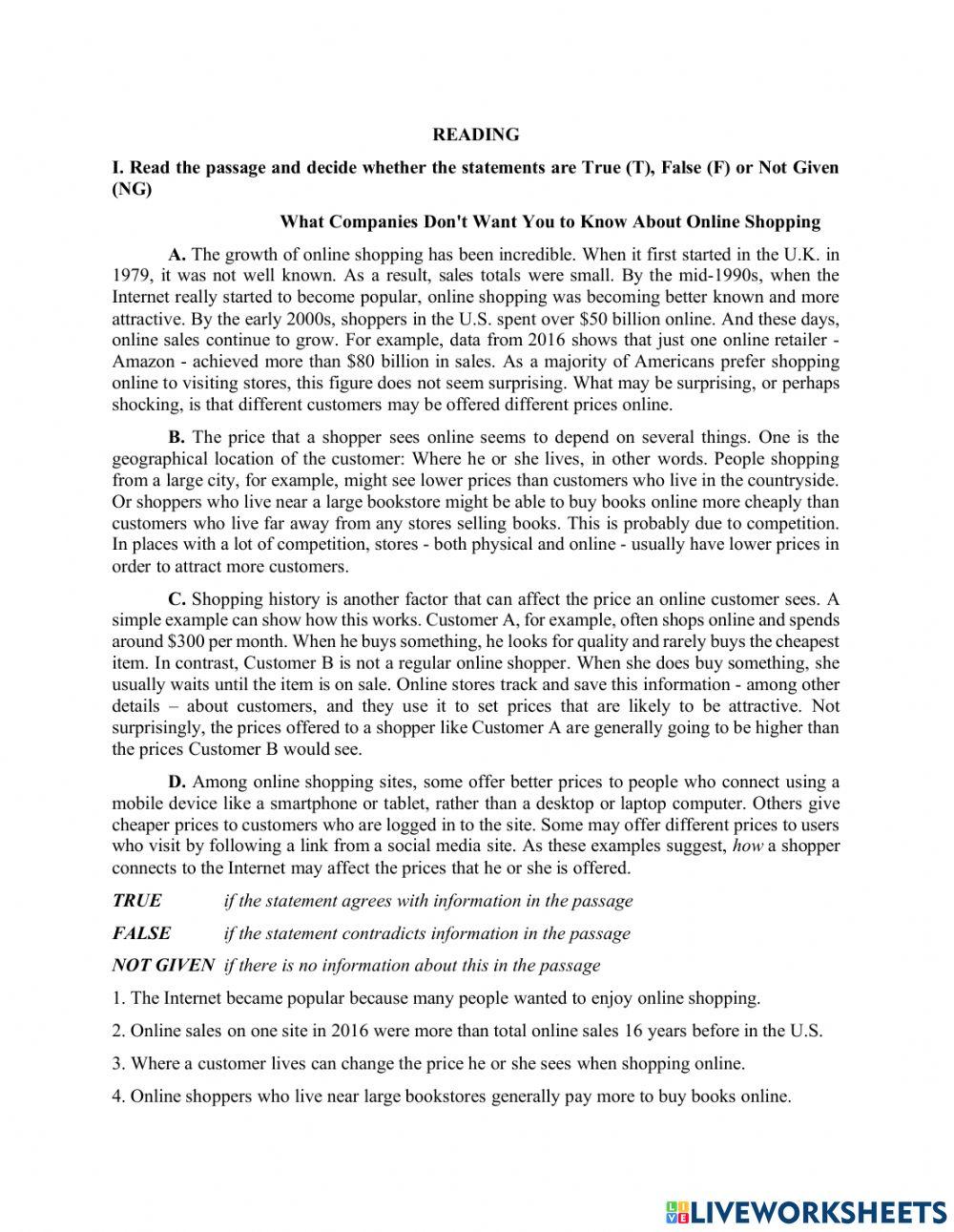 Reading 1 pw1 revision