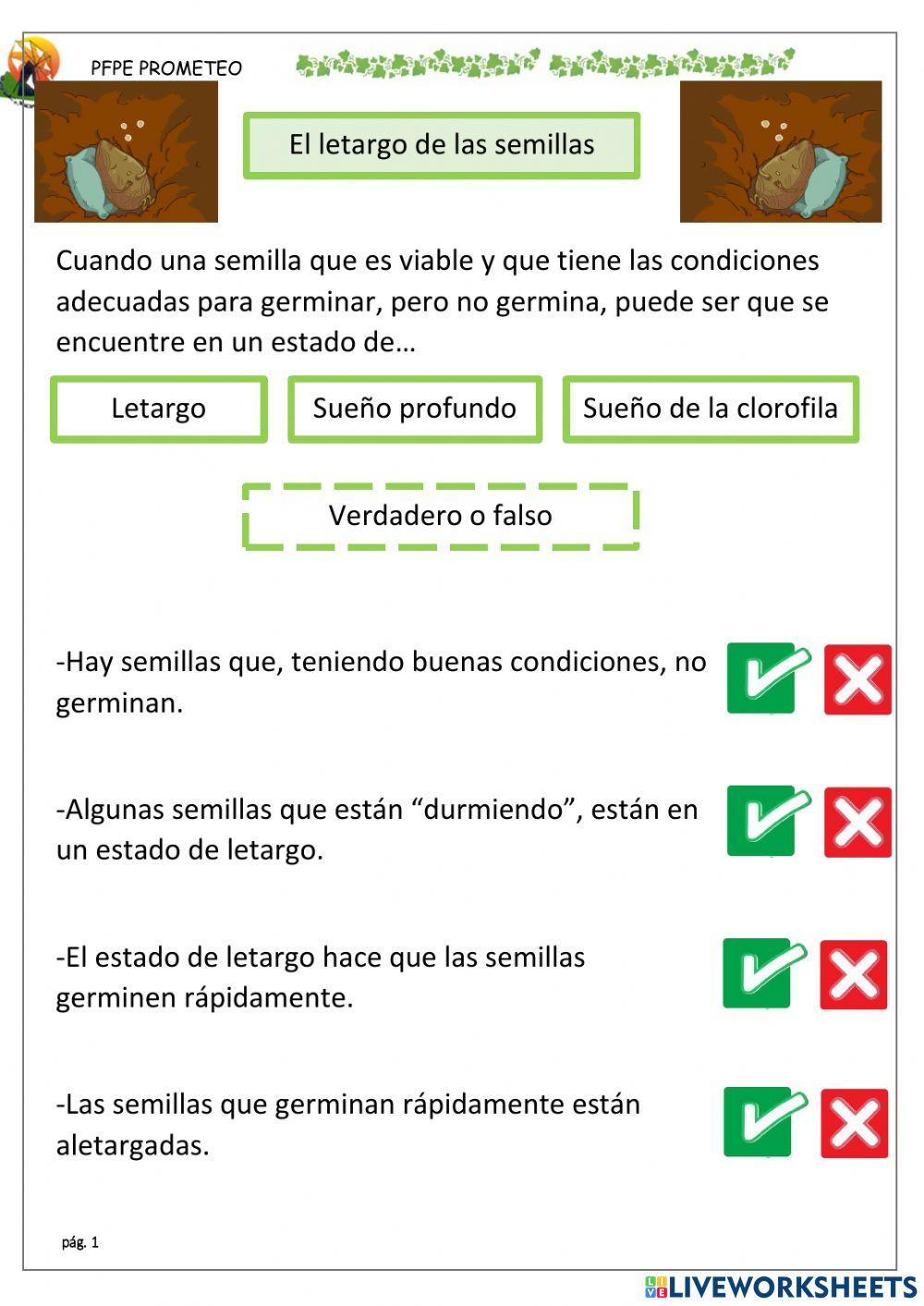 Letargo de las semillas