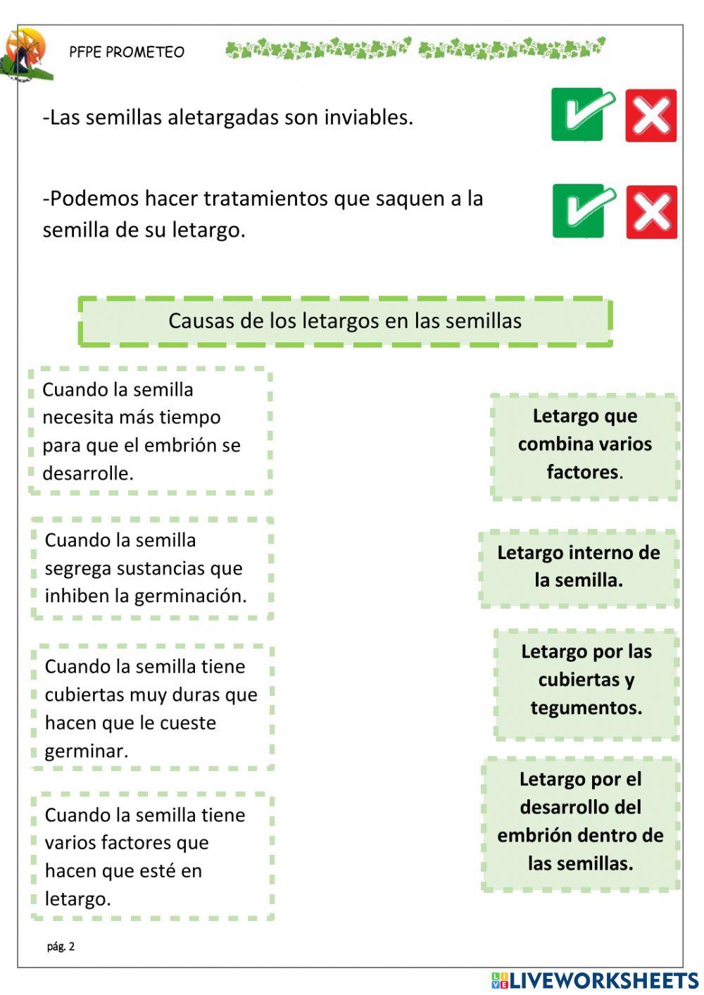 Letargo de las semillas