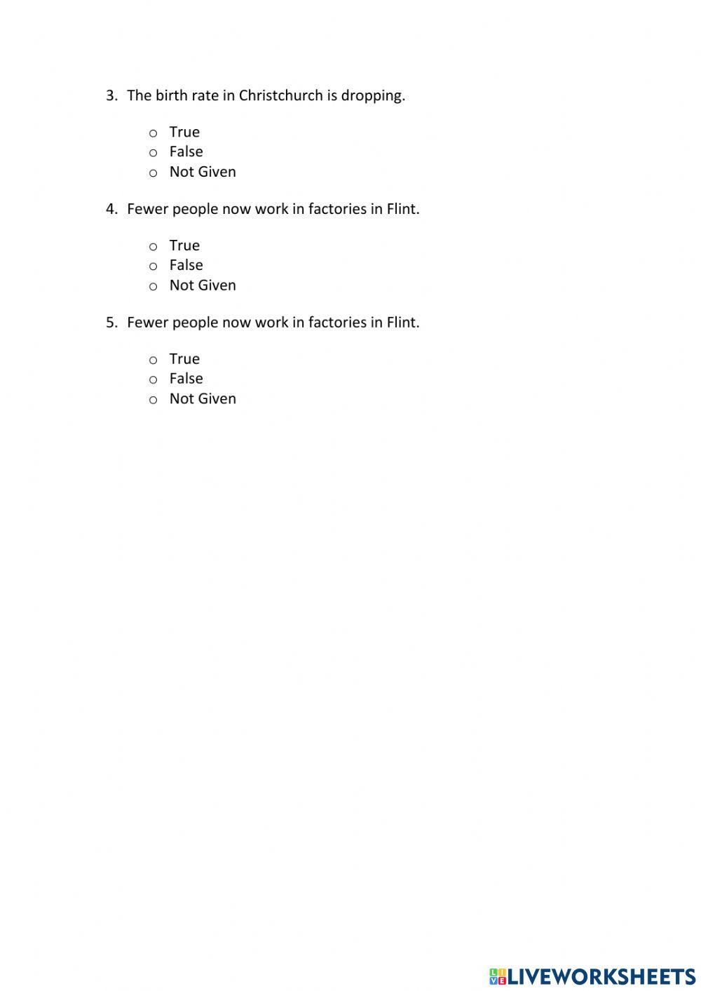 IE3, Unit 1, Reading, Exercise 9