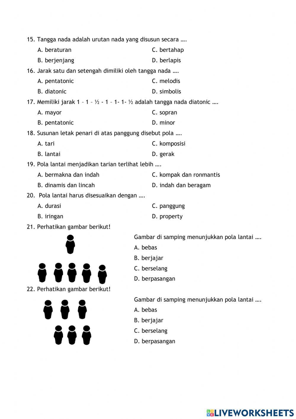 Soal latihan pas 1