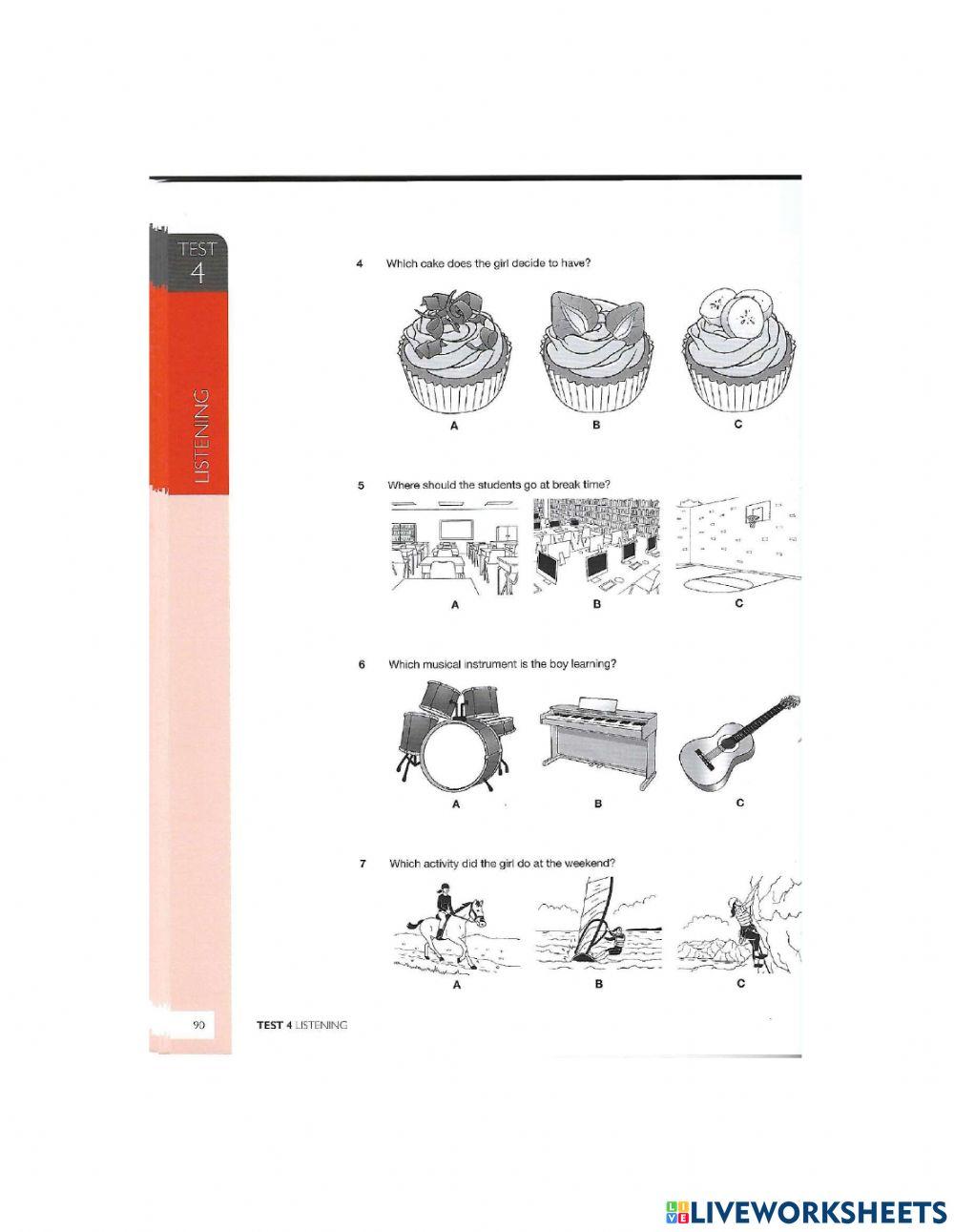Test 4 listening b1-3