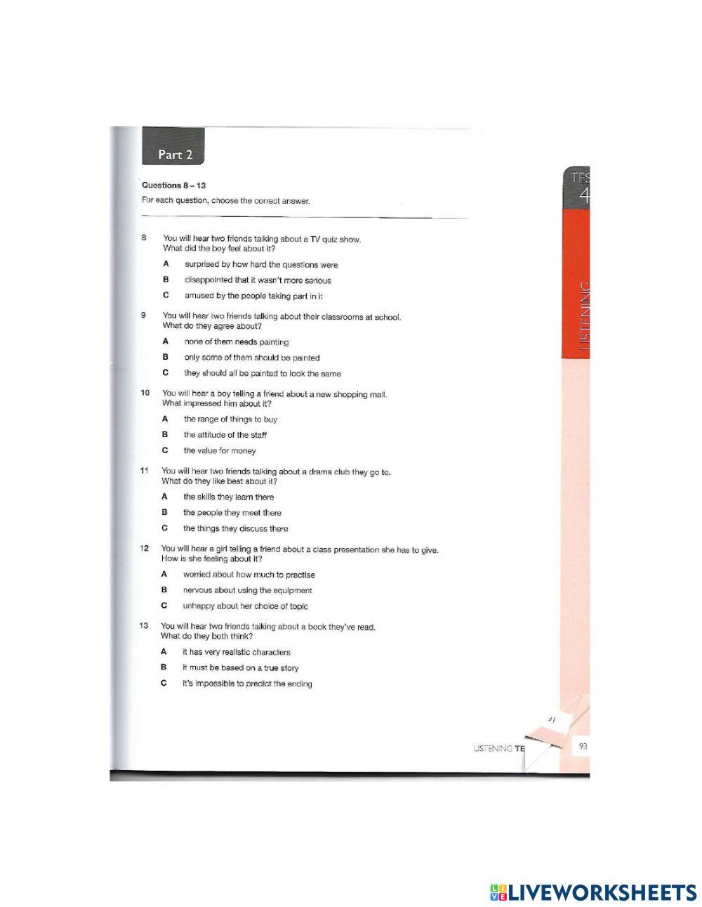 Test 4 listening b1-3