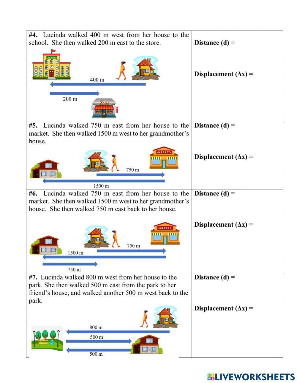 2241734 sp2023 distance displacement calculations