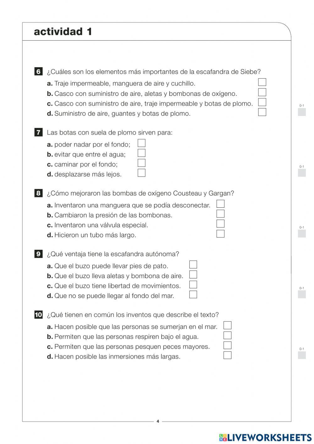 Comprensión Lectora