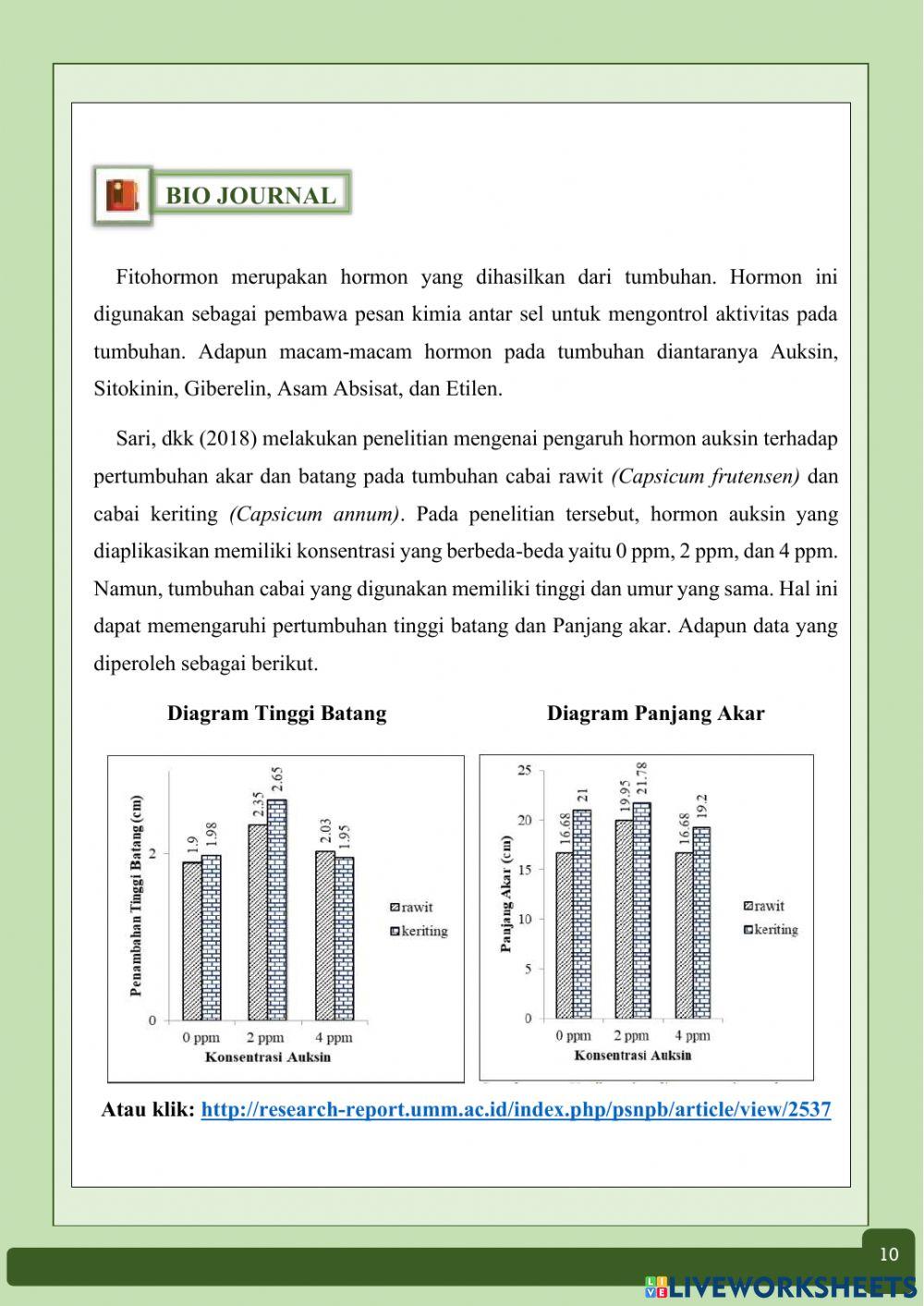 E-LKPD Pertumbuhan dan Perkembangan 1