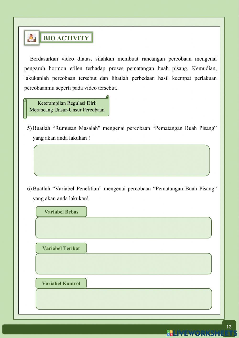 E-LKPD Pertumbuhan dan Perkembangan 1