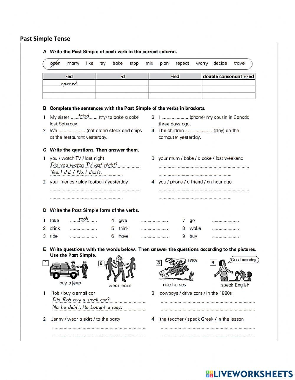 Unlock2-W5 L&S-HW Grammar-Lesson5.2