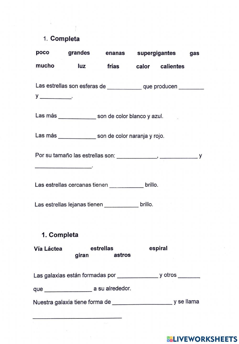 C.S. Tema 1- El universo