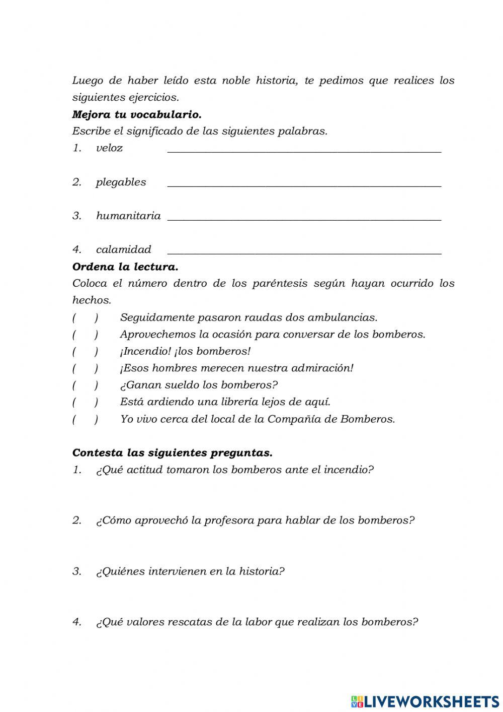 Comprension de textos