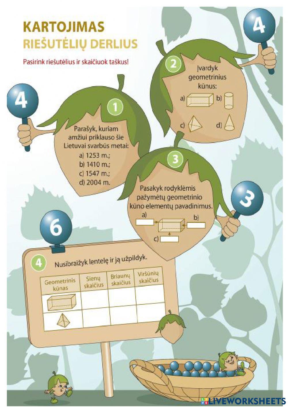 Riešutėlių kartojimas