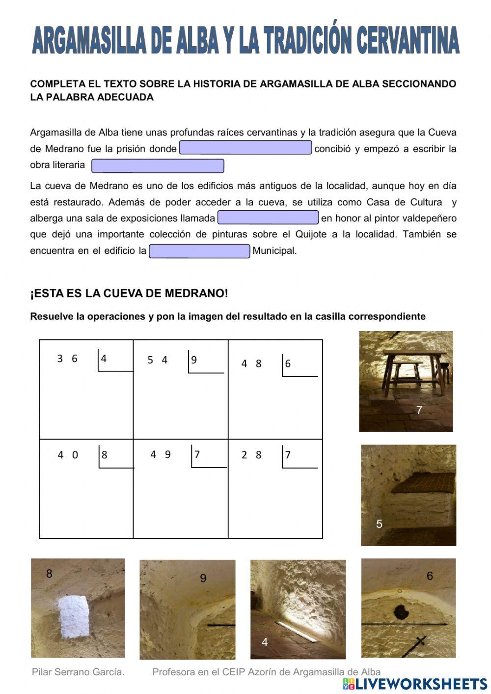 Argamasilla de Alba-Historia y tradición cervantina