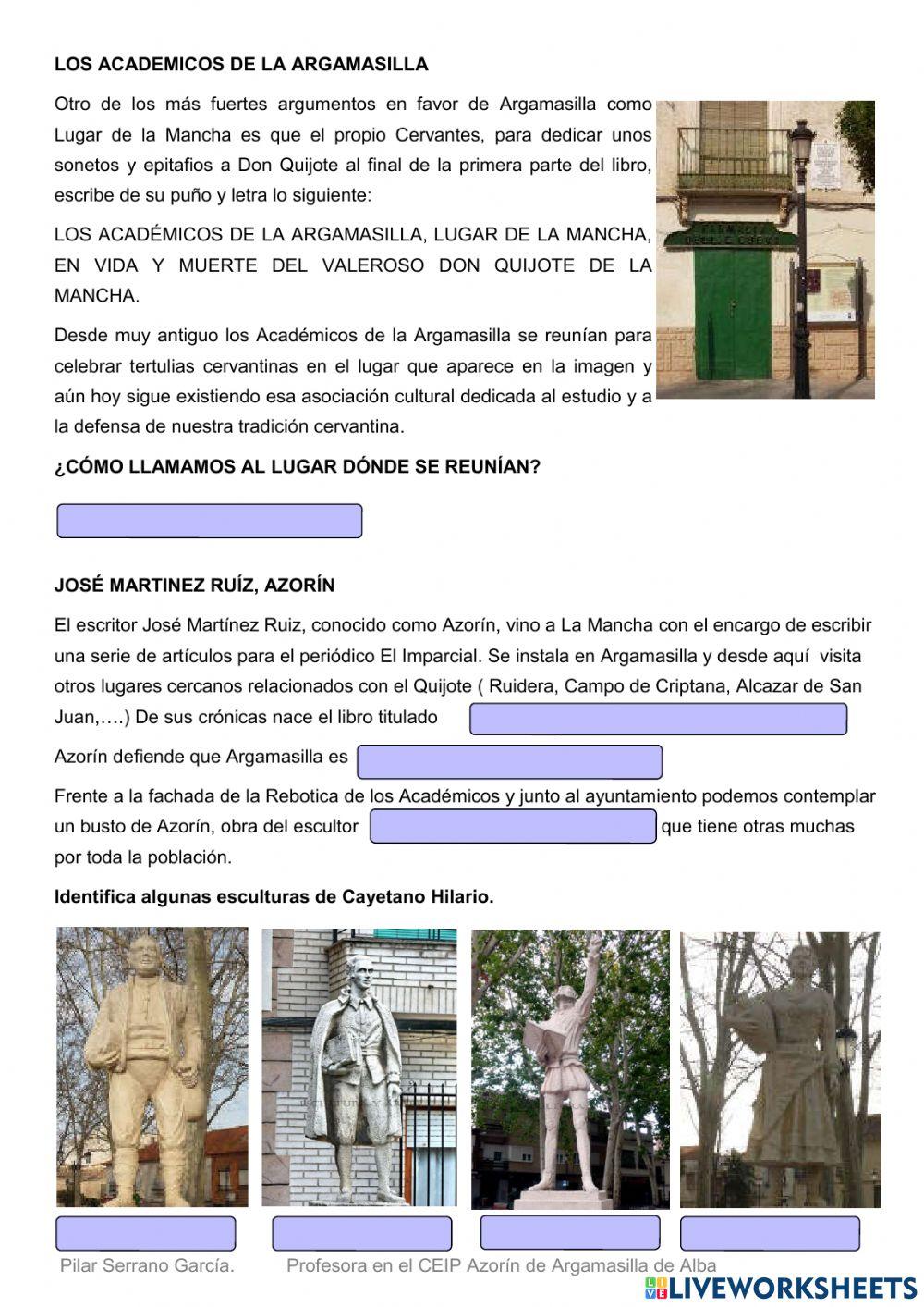 Argamasilla de Alba-Historia y tradición cervantina