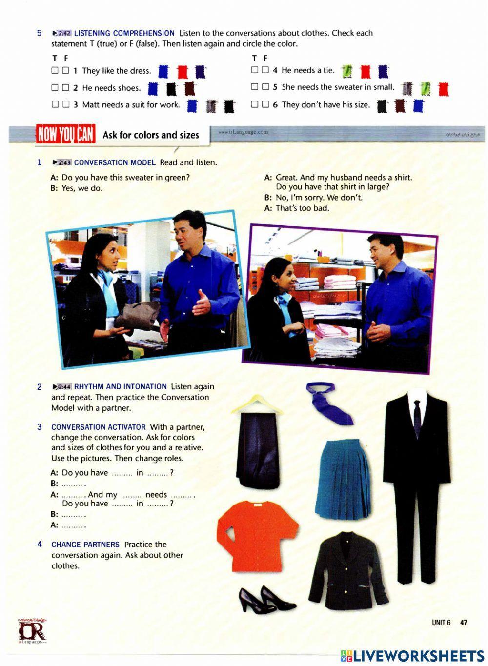 Top notch fundamentals a unit 6 second edition