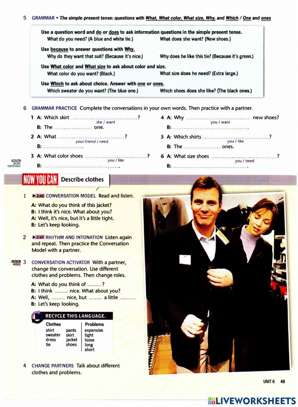 Top notch fundamentals a unit 6 second edition