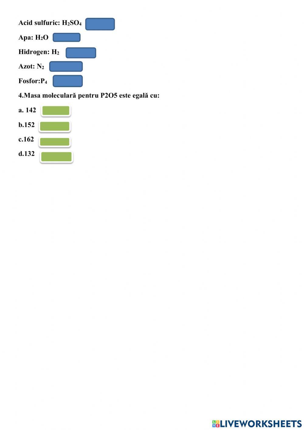 Diversitatea substanțelor
