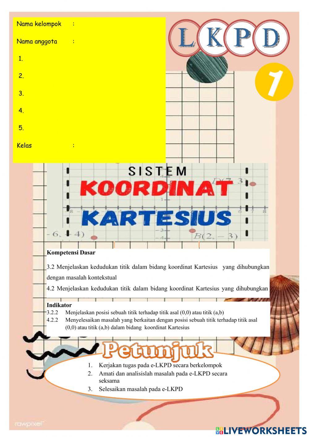 Posisi titik terhadap titik asal dan titik tertentu