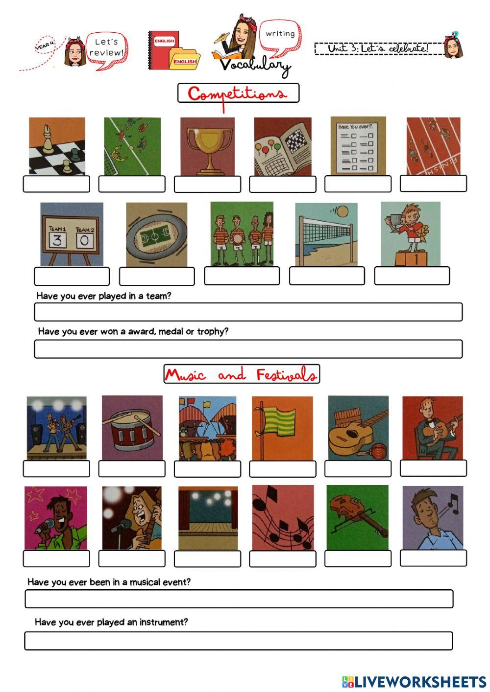 Unit 3: Let-s Celebrate!