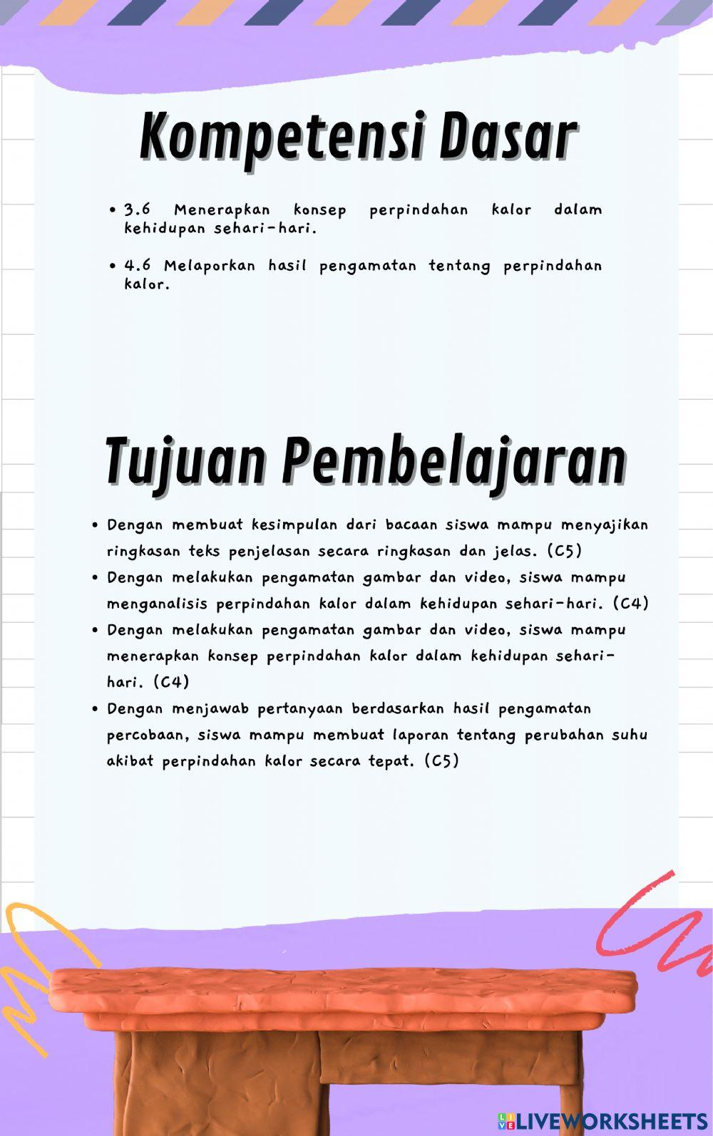 LKPD Suhu dan Perpindahan Kalor