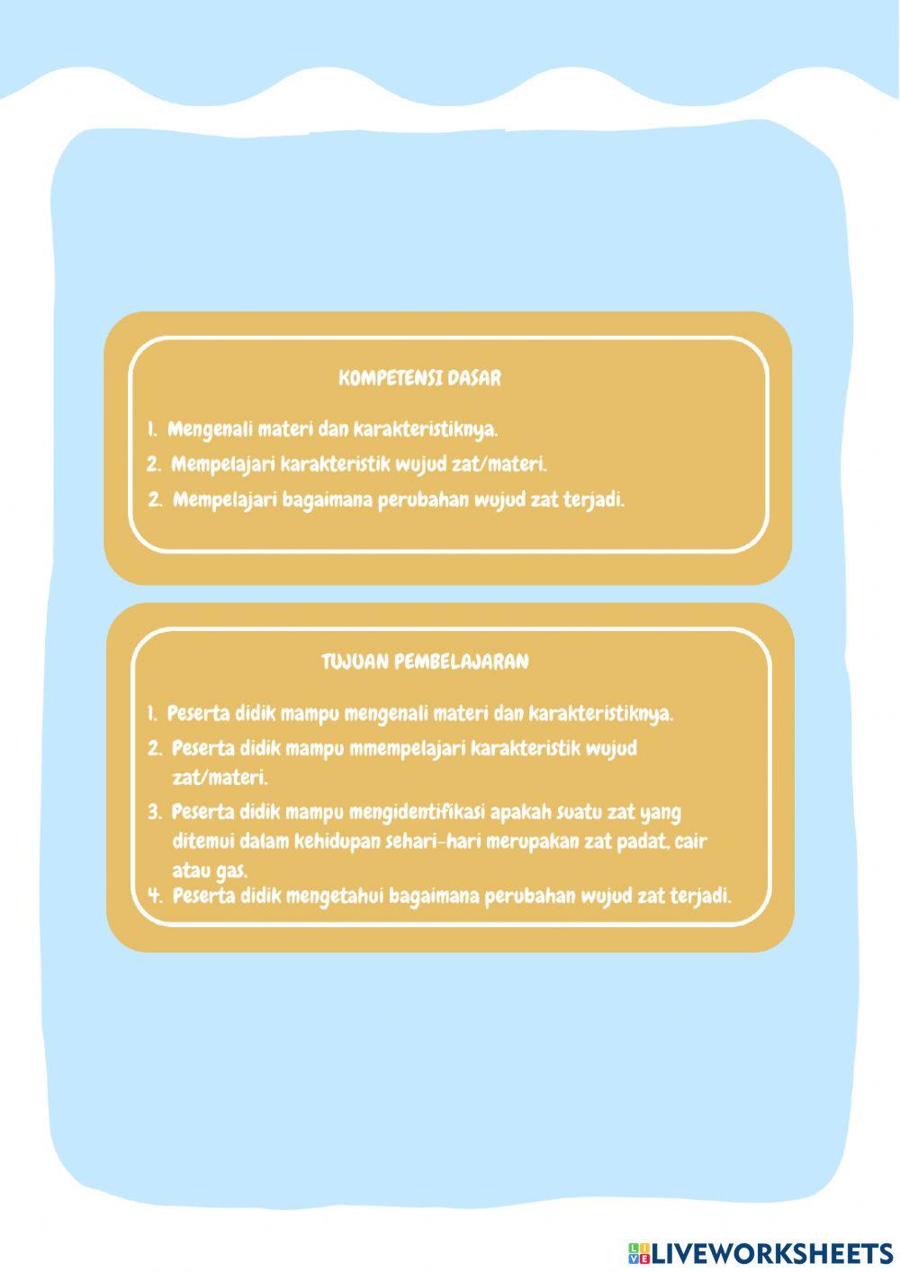 Revisi - Wujud Zat dan Perubahannya