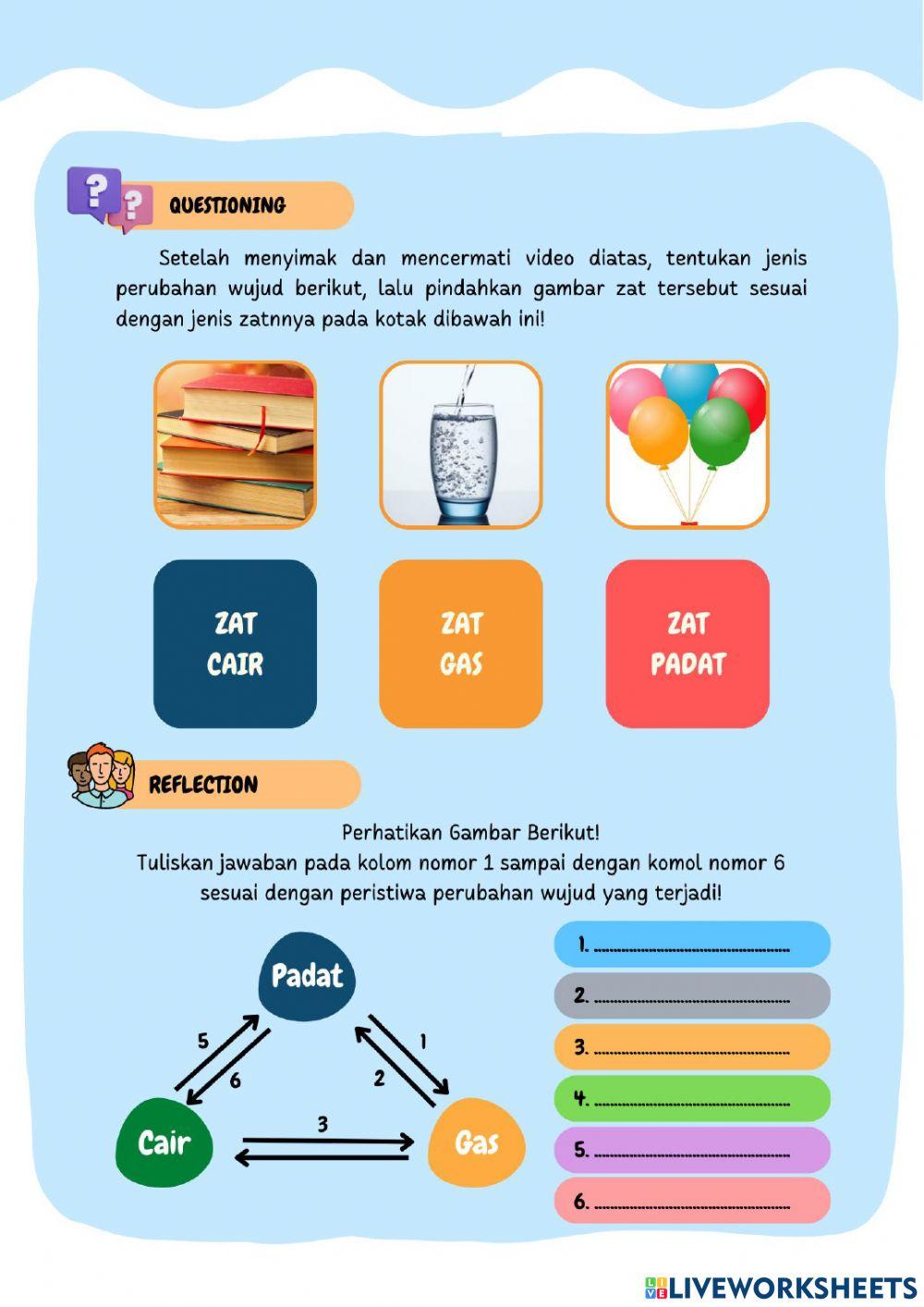 Revisi - Wujud Zat dan Perubahannya