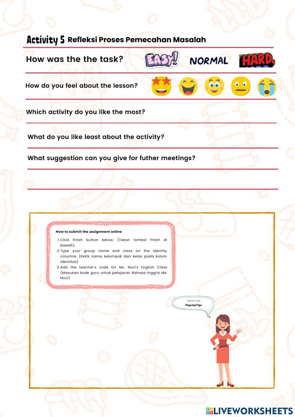 Entrepreneurship (second meeting)