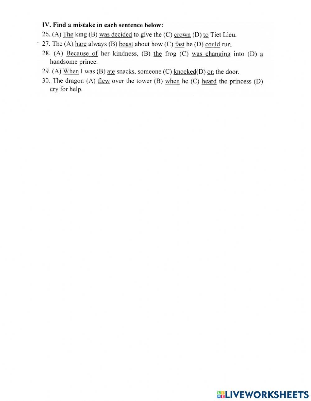 Lop 8- unit 6- test 1