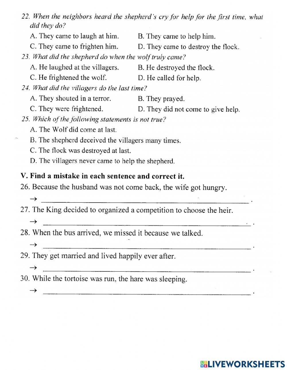 Lop 8- unit 6- test 3