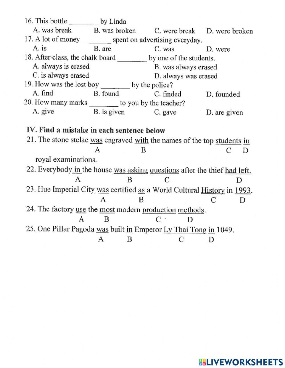 Lop 7- unit 6- test 2