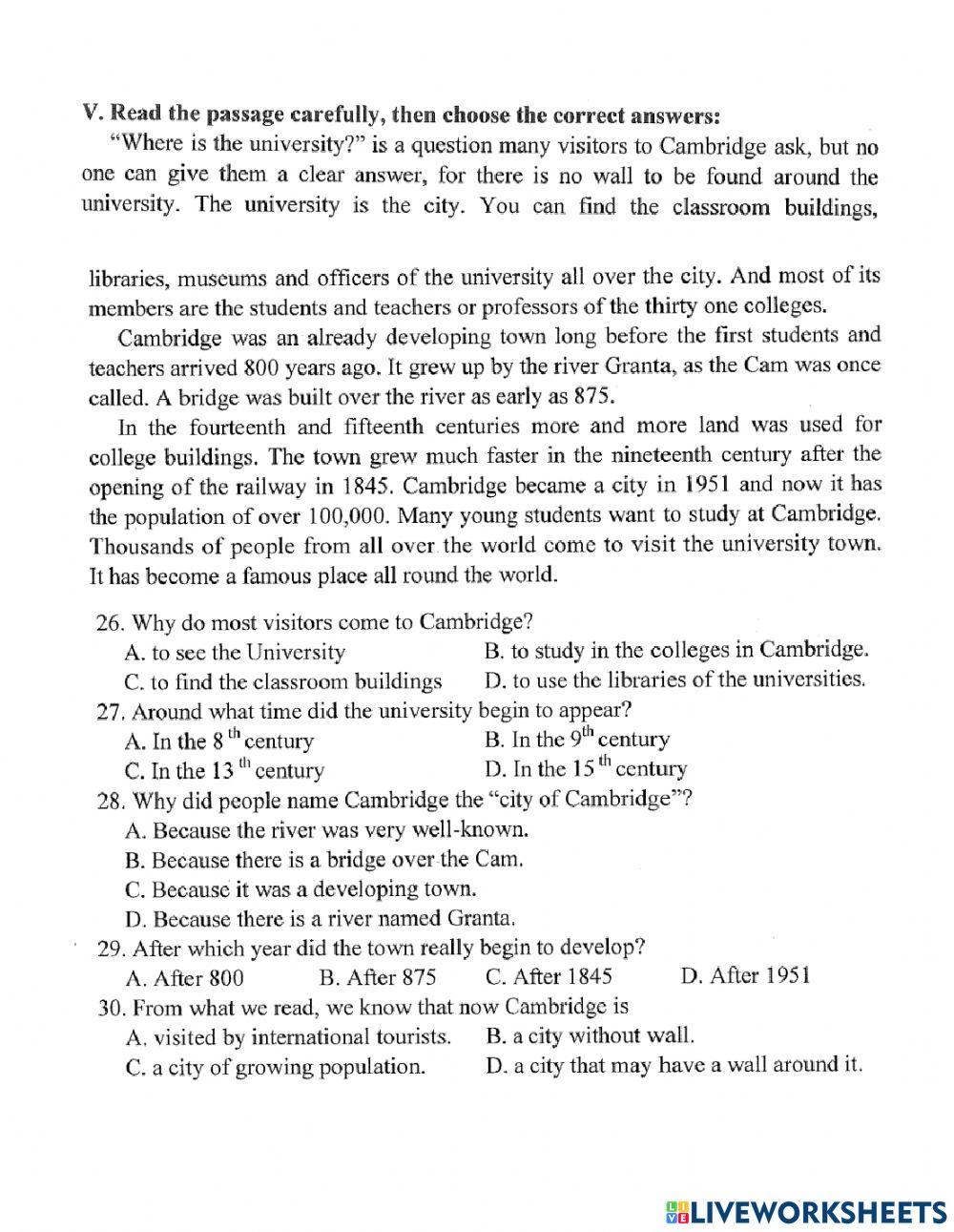 Lop 7- unit 6- test 2