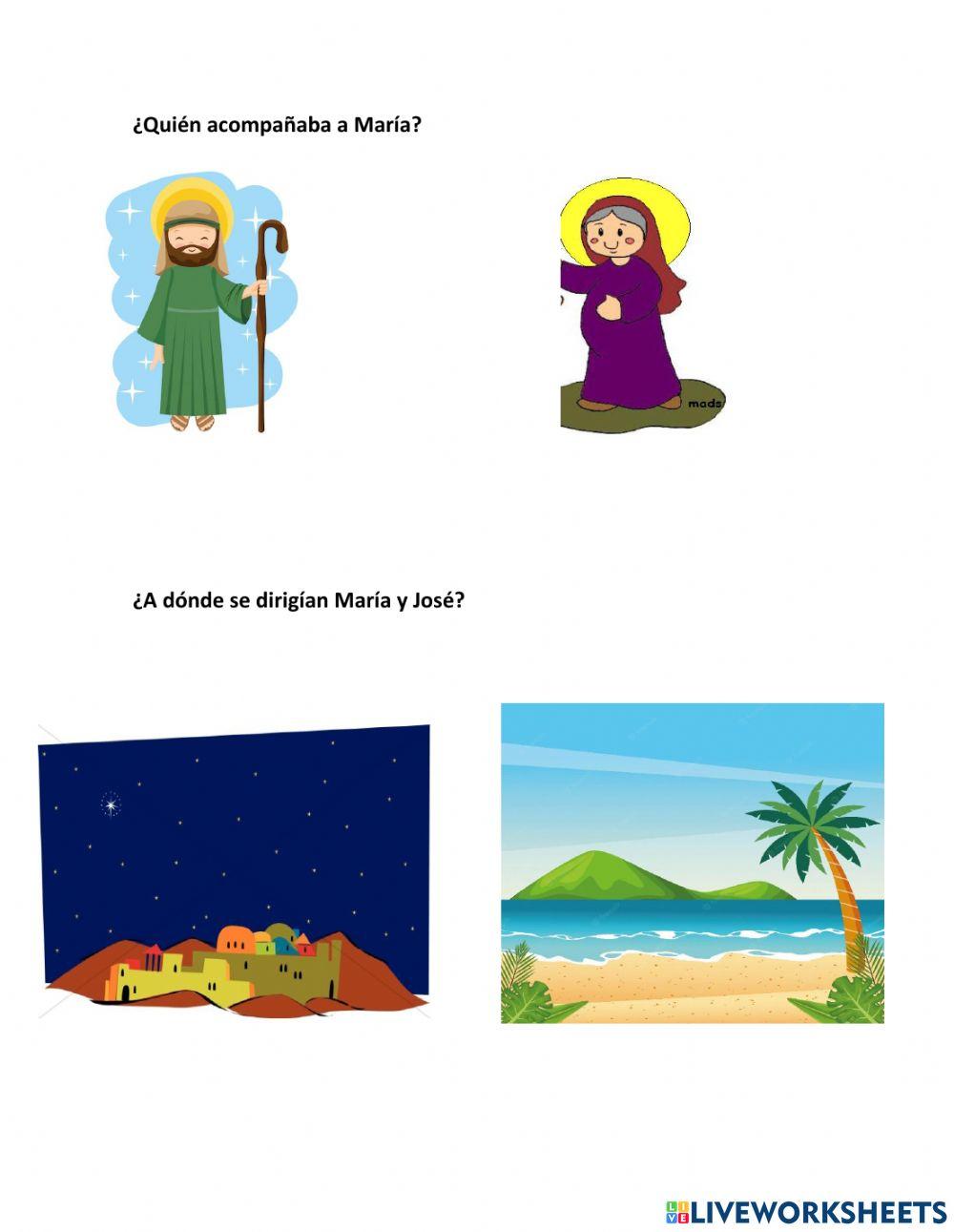 María y José van a Belén