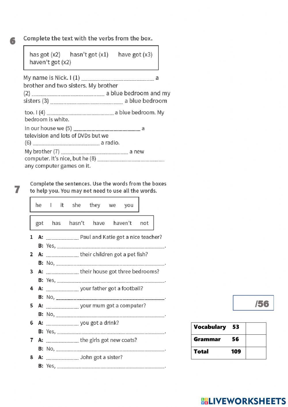 Prepare 1 Test 1-4 (standart)