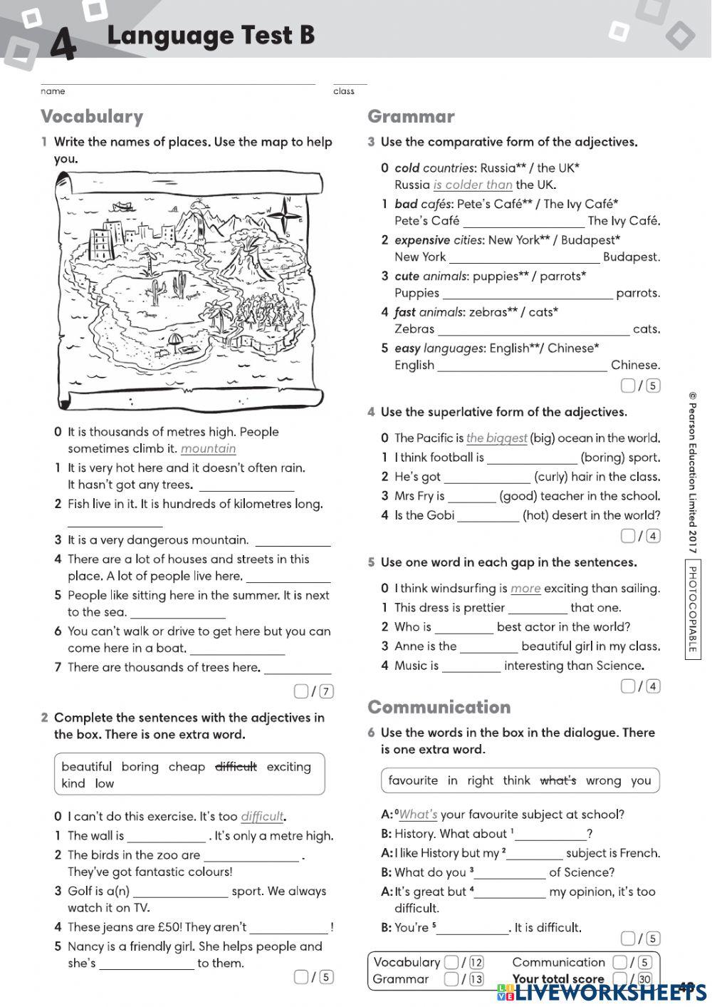 Контрольна робота 6 клас