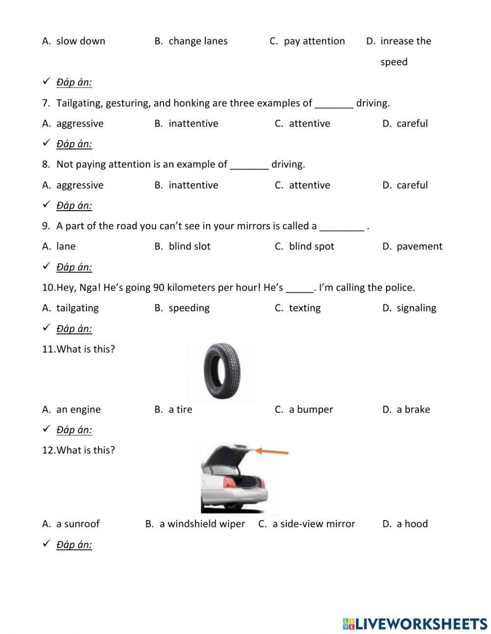 Review unit 4- level 2.2