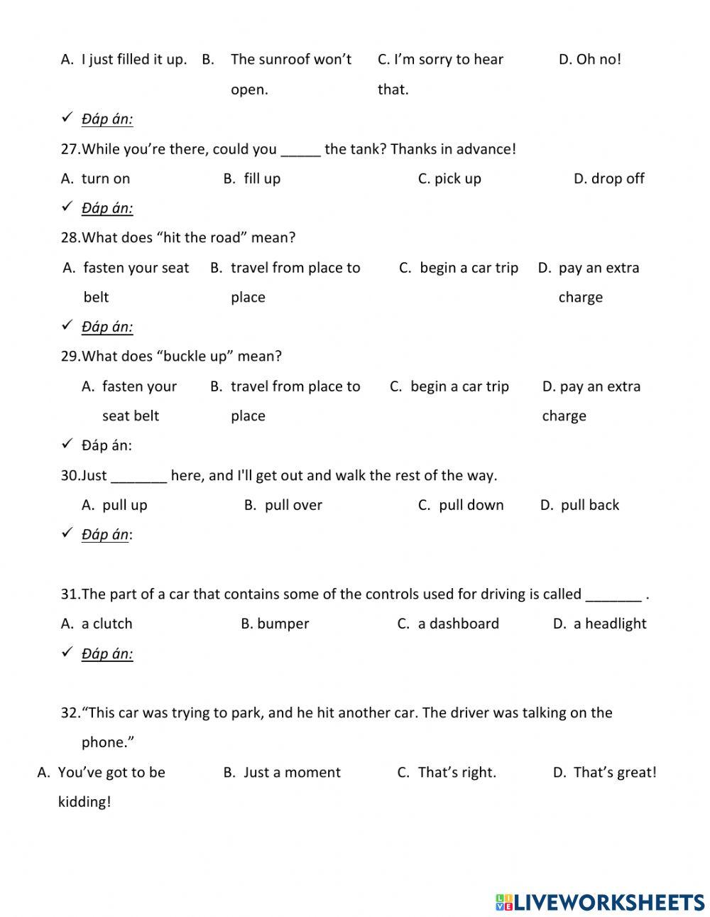 Review unit 4- level 2.2