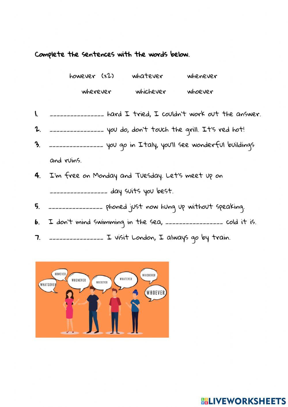 Whatever, whoever...